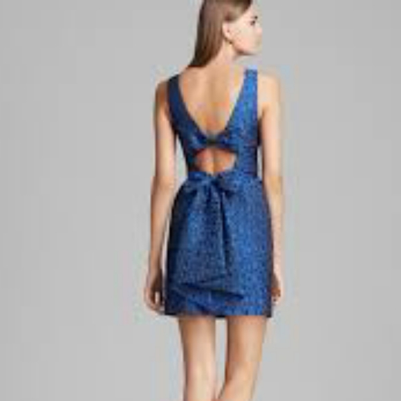 Erin Featherstone Winnie blue bow dress - Picture 2 of 8